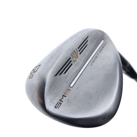 Used Titleist SM9 Tour Chrome Lob Wedge / 60.0 Degrees / Wedge Flex