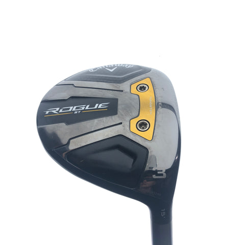 Used Callaway Rogue ST MAX 3 Fairway Wood / 15.0 Degrees / Stiff Flex