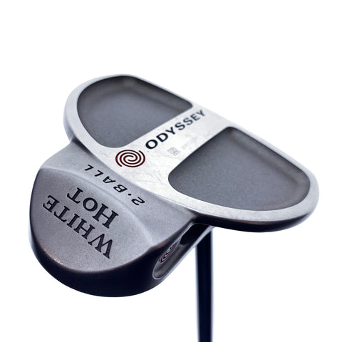Used Odyssey White Hot 2-Ball Center Shaft Putter/ 35.5 Inches