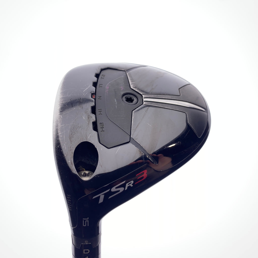 Used Titleist TSR 3 3 Fairway Wood / 15 Degrees / X-Stiff Flex / Left-Handed