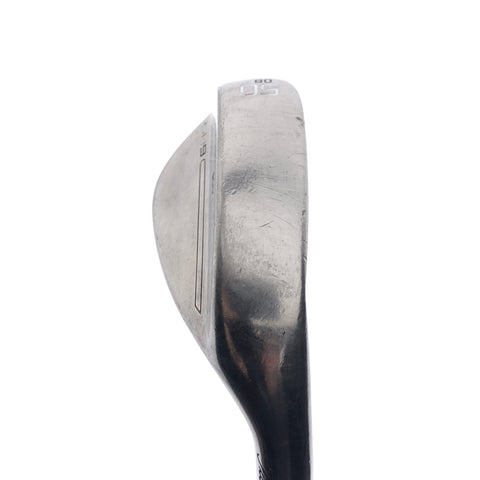 Used Titleist SM9 Brushed Steel Gap Wedge / 50.0 Degrees / Wedge Flex