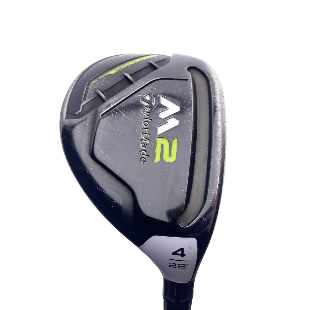 Used TaylorMade M2 2017 4 Hybrid / 22 Degrees / Stiff Flex