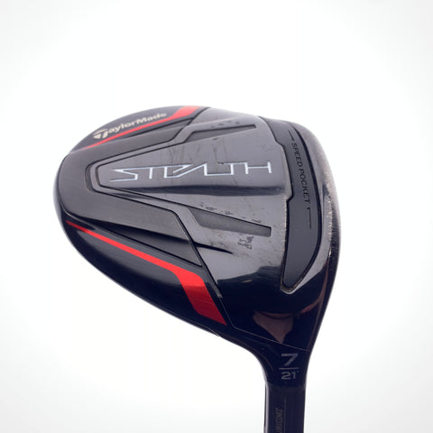 Used TaylorMade Stealth 7 Fairway Wood / 21 Degrees / TX Flex