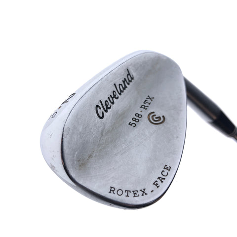 Used Cleveland 588 RTX Satin Chrome Gap Wedge / 52.0 Degrees / Wedge Flex