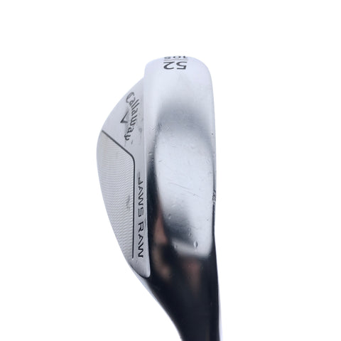 Used Callaway Jaws Raw 2022 Gap Wedge / 52.0 Degrees / Wedge Flex