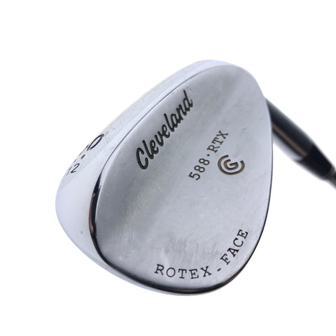 Used Cleveland 588 RTX Satin Chrome Lob Wedge / 60.0 Degrees / Wedge Flex