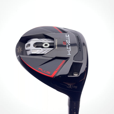 Used TOUR ISSUE TaylorMade Stealth 2 Plus 3 Fairway Wood / 15 Degrees / TX Flex