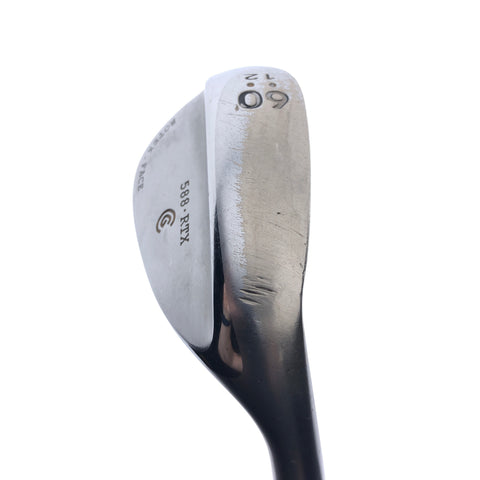 Used Cleveland 588 RTX Satin Chrome Lob Wedge / 60.0 Degrees / Wedge Flex