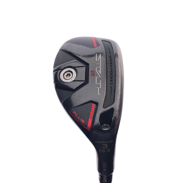 Used TaylorMade Stealth 2 Plus 3 Hybrid / 19.5 Degrees / Stiff Flex
