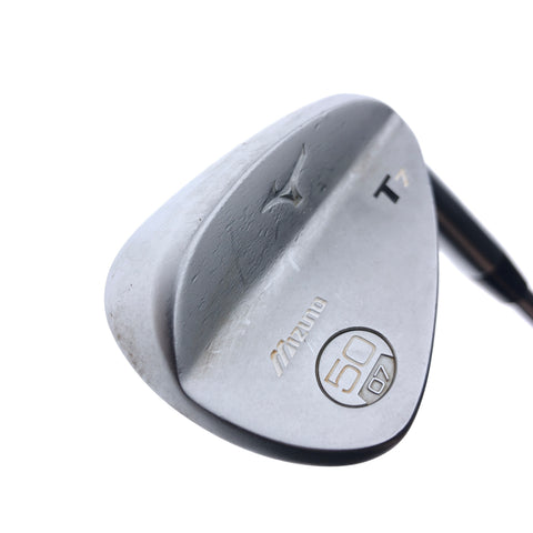 Used Mizuno T7 White Satin Gap Wedge / 50.0 Degrees / Stiff Flex