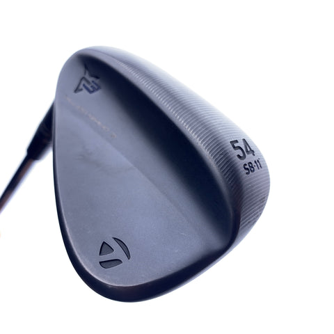 Used TaylorMade Milled Grind 3 Black Sand Wedge/54 Degrees/Stiff Flex/Left-Handed