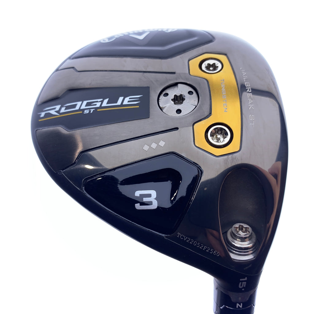 Used TOUR ISSUE Callaway Rogue ST Triple Diamond 3 FW/15.0 Degrees/TX Flex