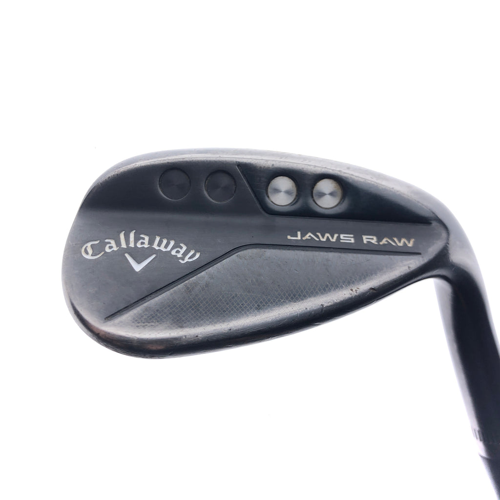 Used Callaway Jaws Raw Black 2020 Lob Wedge / 58.0 Degrees / Wedge Flex