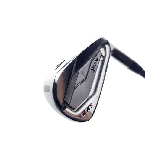 Used Srixon ZX5 4 Iron / 22.0 Degrees / Stiff Flex