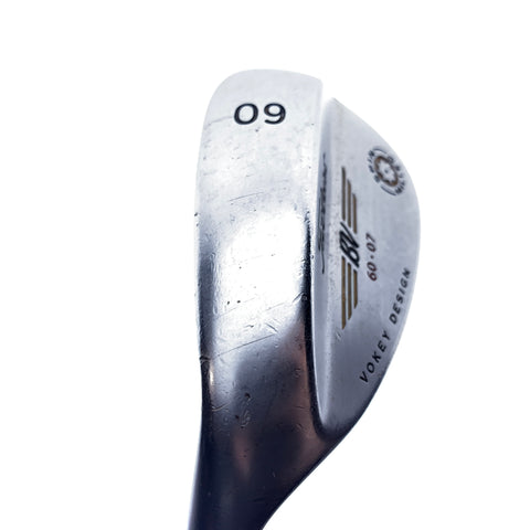 Used Titleist Vokey Spin Milled CC Chrome Lob Wedge/60 Degrees/Wedge Flex/L-H