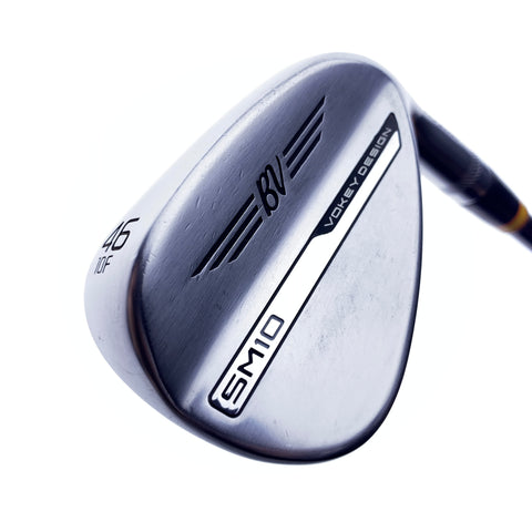 Used Titleist Vokey SM10 Tour Chrome PW/46 Degrees/Velocore Axiom 105/Stiff Flex