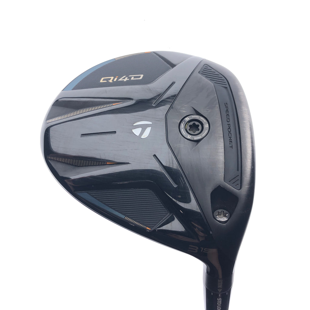 Used TaylorMade Qi4D 3 Fairway Wood / 15.0 Degrees / TX Flex