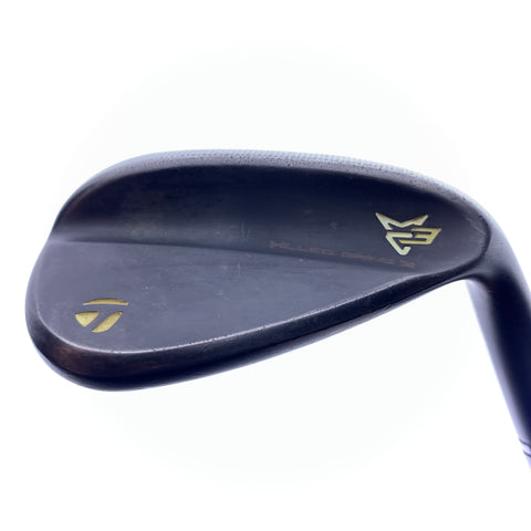 Used TaylorMade Milled Grind 3 Black Lob Wedge / 58.0 Degrees / Stiff Flex
