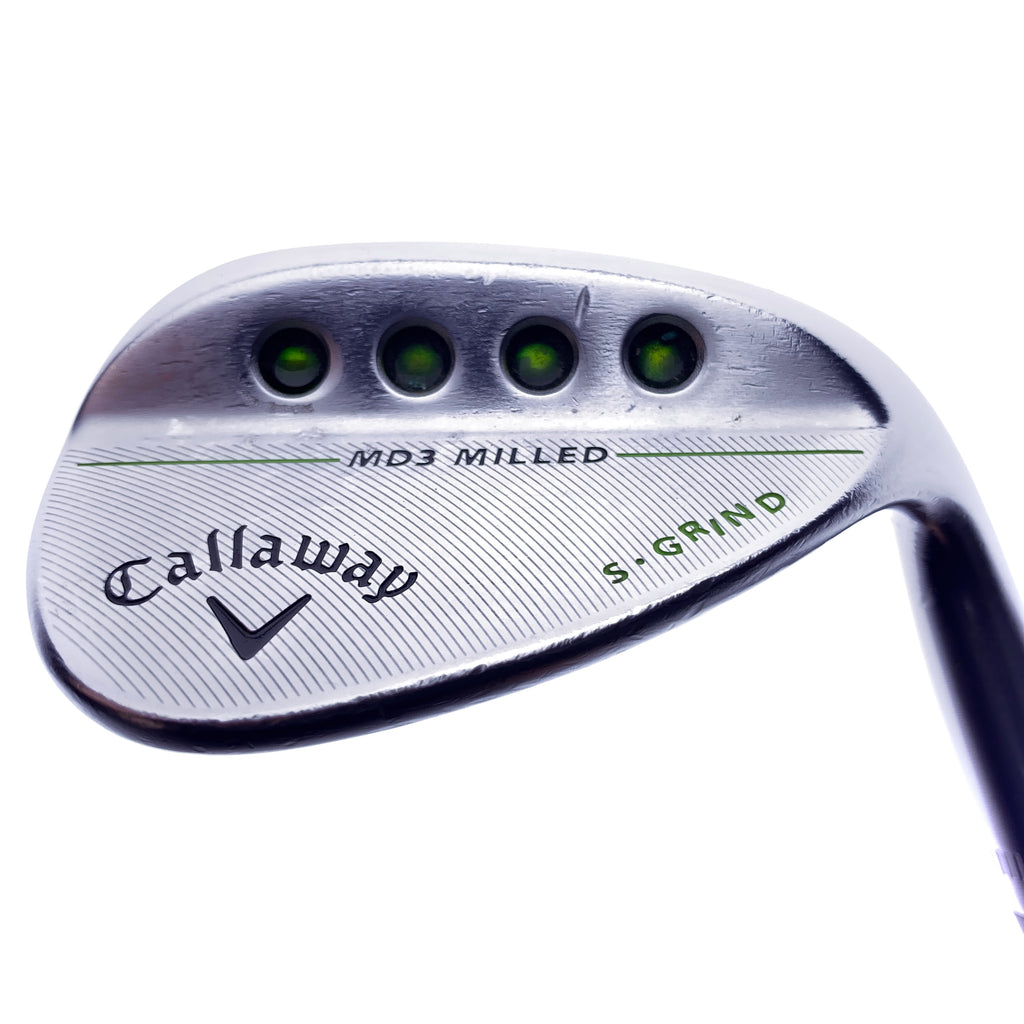 Used Callaway MD3 Milled Chrome Sand Wedge / 54.0 Degrees / X-Stiff Flex