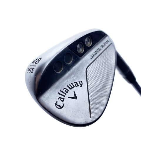 Used Callaway Jaws Raw 2022 Pitching Wedge / 48.0 Degrees / Wedge Flex