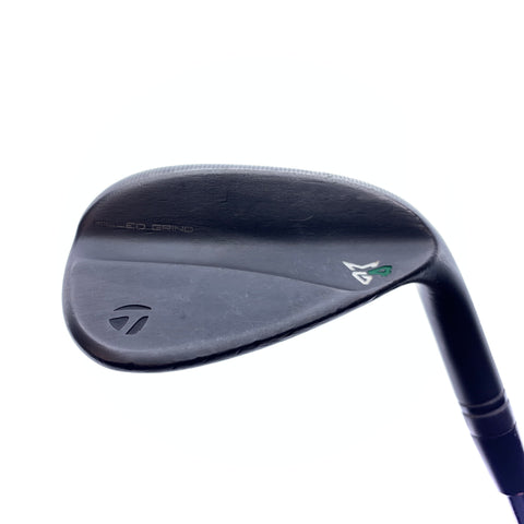 Used TaylorMade Milled Grind 4 Black Gap Wedge / 50.0 Degrees / Wedge Flex