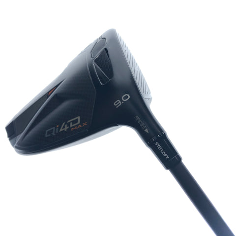 Used TaylorMade Qi4D Max Driver / 9.0 Degrees / Stiff Flex