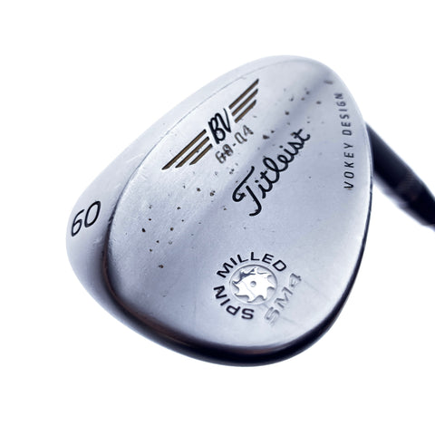Used Titleist Vokey SM4 Chrome Lob Wedge / 60.0 Degrees / Wedge Flex