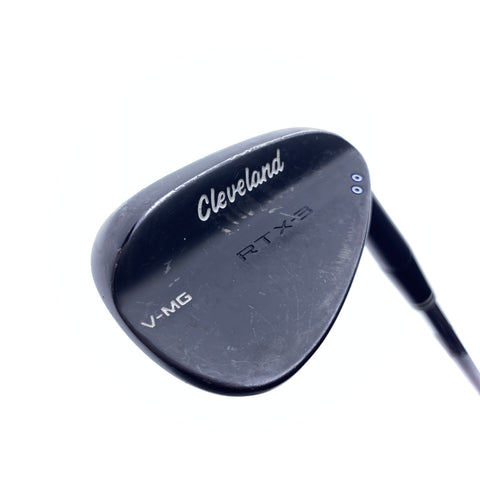 Used Cleveland RTX-3 Black Satin Lob Wedge / 58.0 Degrees / Stiff Flex