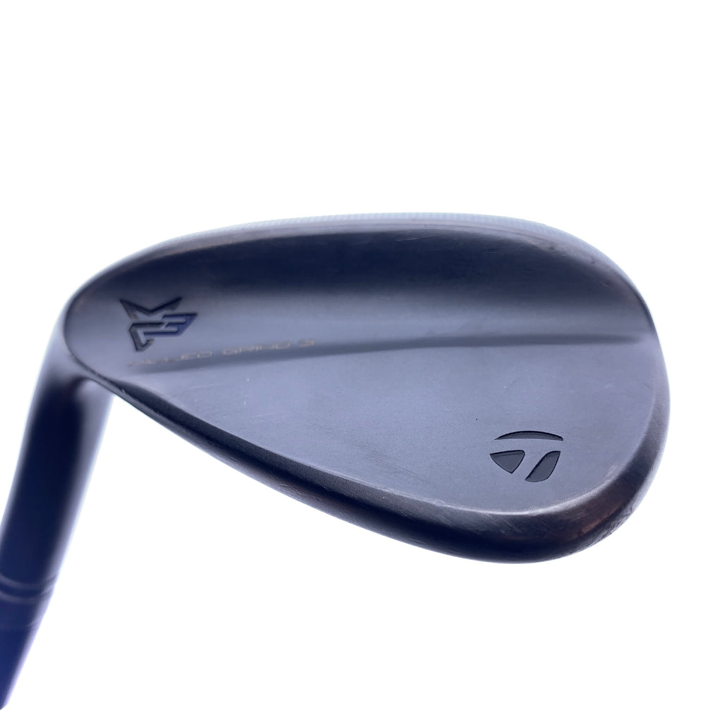 Used TaylorMade Milled Grind 3 Black Lob Wedge/58 Degrees/Stiff Flex/Left-Handed
