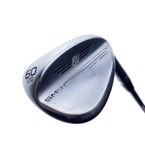 Used Titleist SM9 Tour Chrome Lob Wedge / 60.0 Degrees / Wedge Flex