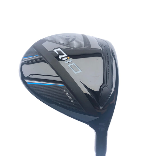 Used TaylorMade Qi10 3 Fairway Wood / 15 Degrees / Stiff Flex