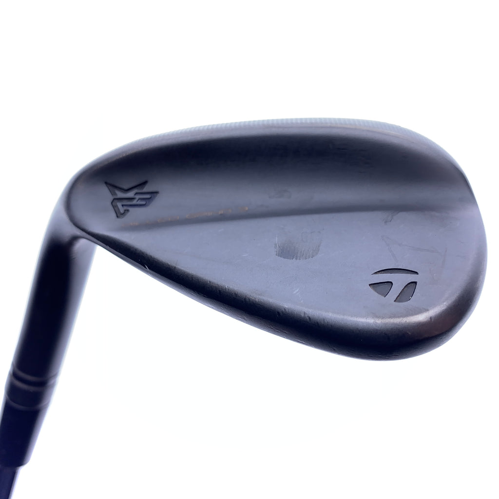 Used TaylorMade Milled Grind 3 Black Lob Wedge/58.0 Degrees/Stiff Flex/Left-H