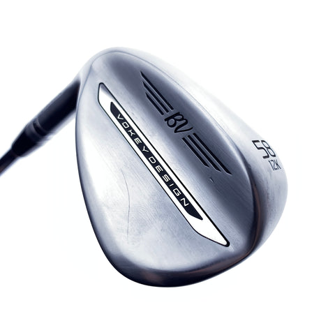 Used Titleist SM11 Tour Chrome Lob Wedge / 58.0 Degrees / Wedge Flex /Left-Hand