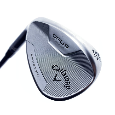 Used Callaway Opus Platinum Chrome Sand Wedge/56.0 Degrees/Wedge Flex/Left-Hand