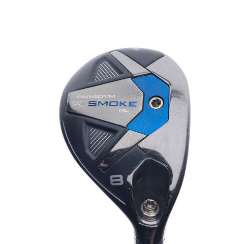 Used Callaway Paradym Ai Smoke HL 8 Hybrid / 33.0 Degrees / Regular Flex