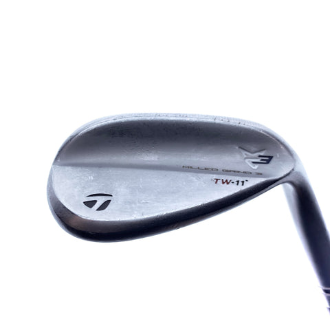 Used TaylorMade Milled Grind 3 TW Lob Wedge / 60.0 Degrees / Stiff Flex