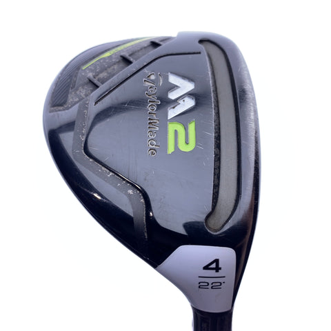 Used TaylorMade M2 2017 4 Hybrid / 22.0 Degrees / Regular Flex