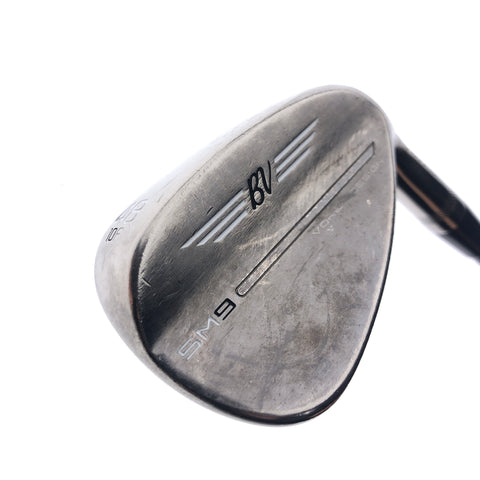 Used Titleist SM9 Brushed Steel Pitching Wedge / 48.0 Degrees / A Flex