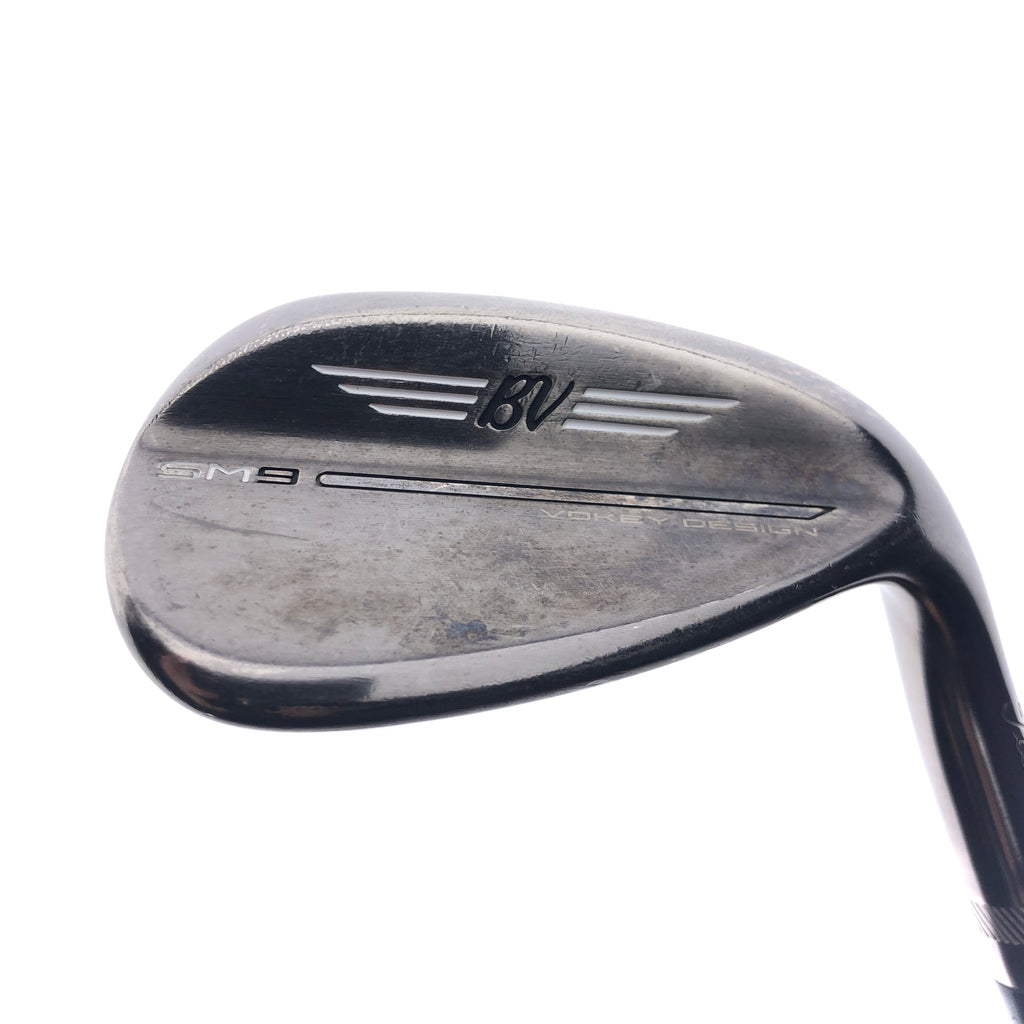 Used Titleist SM9 Brushed Steel Sand Wedge / 54.0 Degrees / A Flex