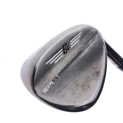 Used Titleist SM9 Brushed Steel Sand Wedge / 54.0 Degrees / A Flex