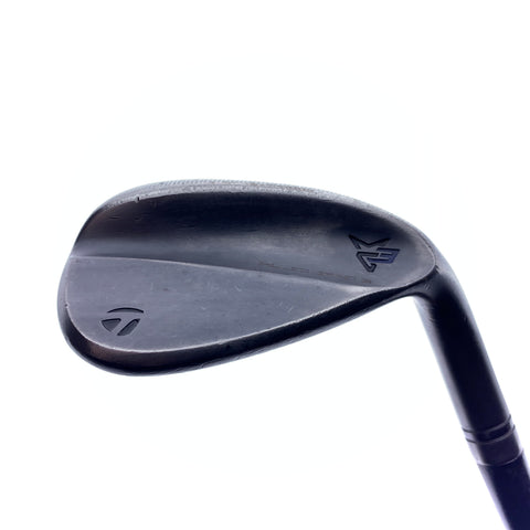 Used TaylorMade Milled Grind 3 Black Gap Wedge / 52.0 Degrees / Stiff Flex