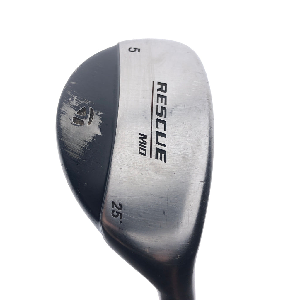 Used TaylorMade Rescue Mid 5 Hybrid / 25.0 Degrees / Regular Flex