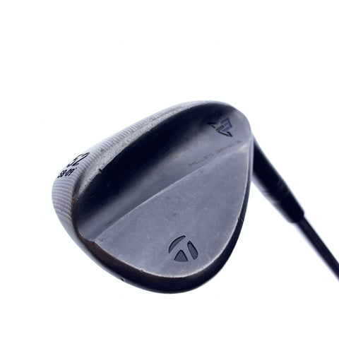 Used TaylorMade Milled Grind 3 Black Gap Wedge / 52.0 Degrees / Stiff Flex