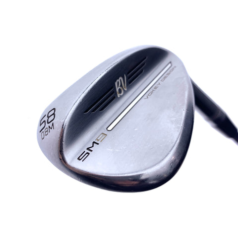 Used Titleist SM9 Tour Chrome Lob Wedge / 58.0 Degrees / Wedge Flex