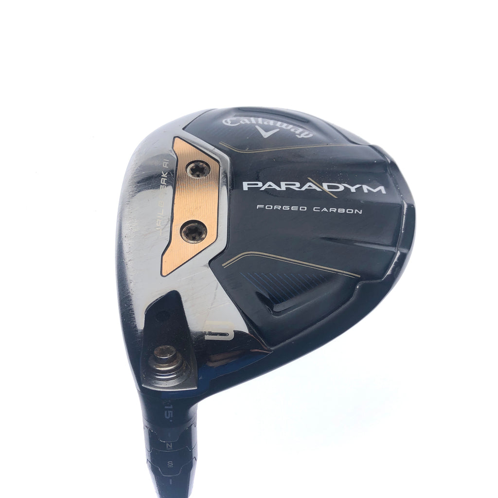 Used Callaway Paradym 3 Fairway Wood / 15 Degrees / Regular Flex / Left-Handed