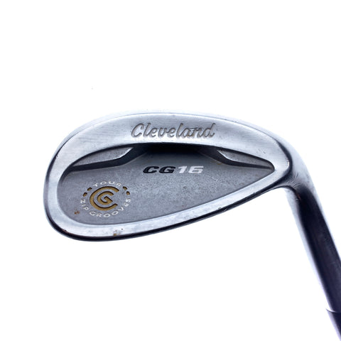 Used Cleveland CG16 Satin Chrome Sand Wedge / 56.0 Degrees / Wedge Flex