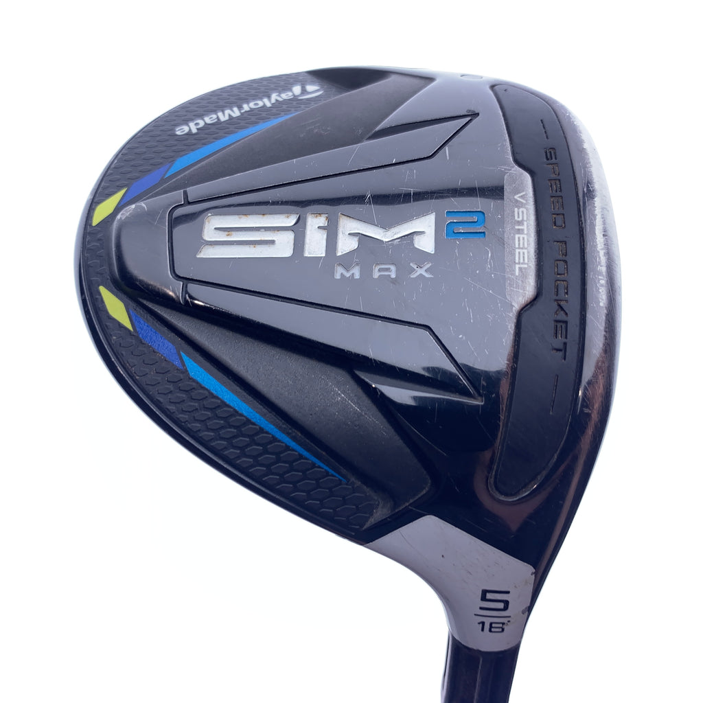 Used TaylorMade Sim2 Max 5 Fairway Wood / 18.0 Degrees / Stiff Flex