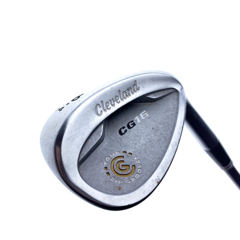 Used Cleveland CG16 Satin Chrome Sand Wedge / 56.0 Degrees / Wedge Flex