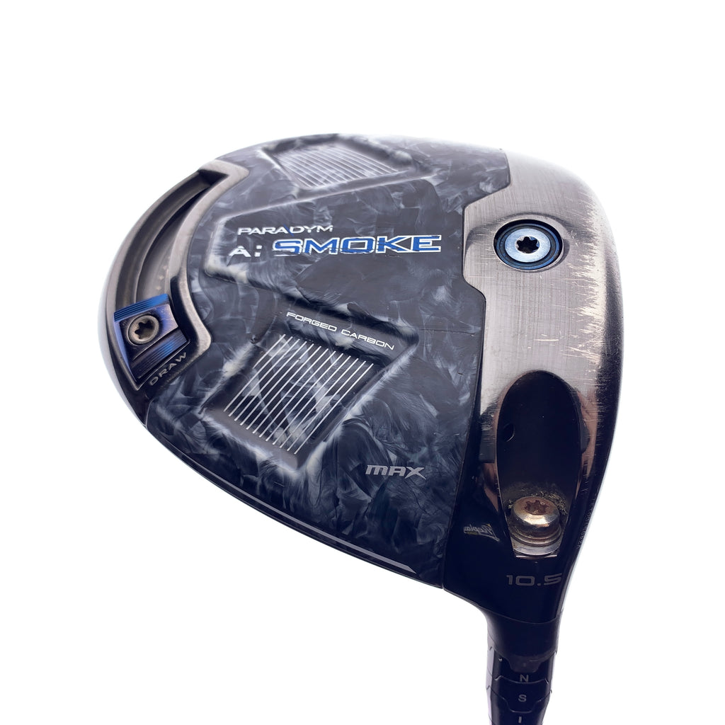 Used Callaway Paradym Ai Smoke MAX Driver / 10.5 Degrees / X-Stiff Flex