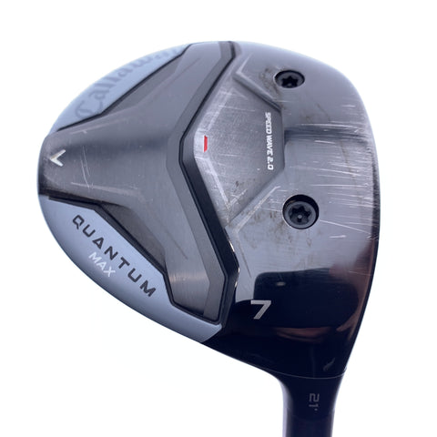 Used Callaway Quantum Max 7 Fairway Wood / 21.0 Degrees / X-Stiff Flex